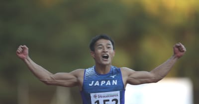 陸上男子100m、日本の佐々木琢磨が金メダル　デフリンピック