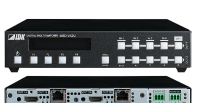 IDK、SDVoE出力付デジタルマルチスイッチャー「MSD-V4UCシリーズ」発売