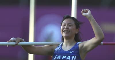 陸上女子棒高跳び、日本の末吉凪が銅メダル　デフリンピック