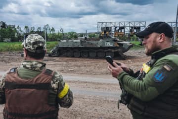 東部ハリコフ州で4集落を奪還　ウクライナ、激戦続く