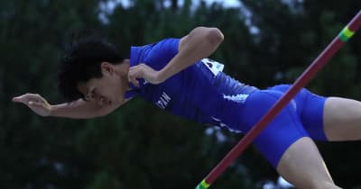 陸上男子棒高跳び、日本の北谷宏人が金メダル　デフリンピック