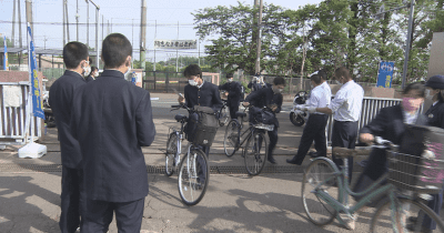 大宮東高校で　自転車事故防止キャンペーン／埼玉県