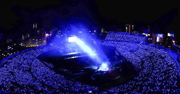 横浜スタジアム、青一色に光り輝け　7月の中日3連戦でDeNA、3年ぶりイベント　ペンライト配布
