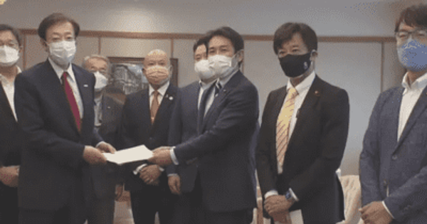 神戸市会 市長へ「街づくり」の提言書を提出