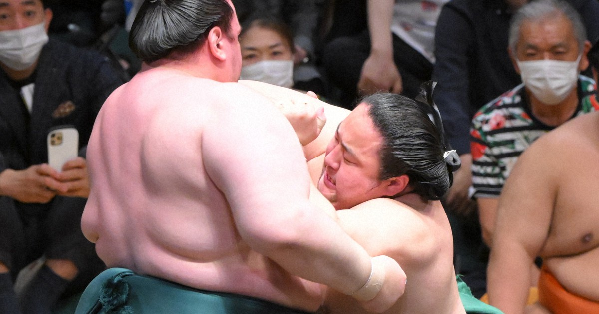 佐田の海、唯一無敗の碧山破り1敗で並ぶ　平幕対決　大相撲夏場所