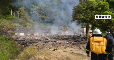 石川・珠洲市で住宅全焼 1人死亡、86歳男性か