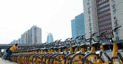 シェア自転車の消毒を強化　中国北京市