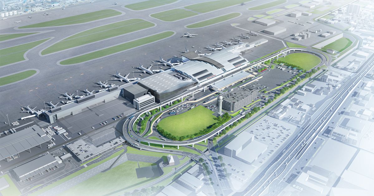 福岡空港が国際線ビル増改築　１６００万人に対応