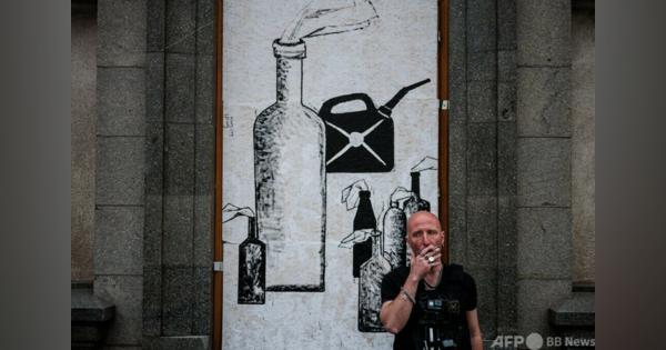 「君の絵が必要」 最前線に残るストリートアーティスト ウクライナ