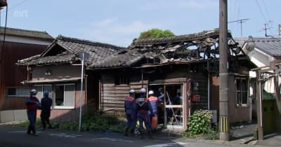 西都市の住宅で火事　１棟全焼・宮崎県