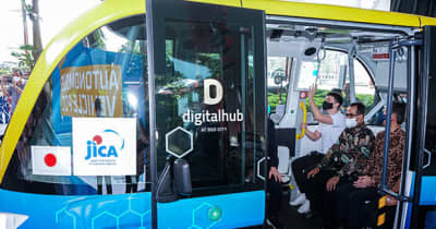 【インドネシア】初の電動バス自動運転実証、ＪＩＣＡ事業［経済］