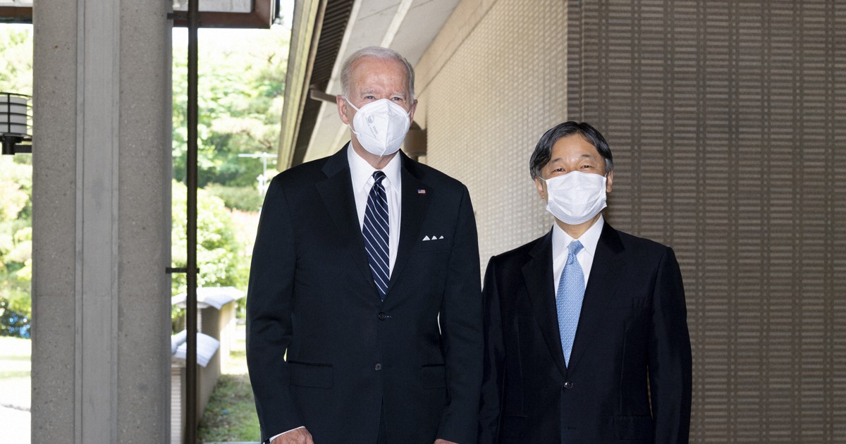 天皇陛下、バイデン米大統領と会見　東日本被災地訪問に感謝