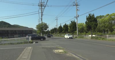 信号機ないT字路でオートバイと車が衝突　オートバイの40代男性が死亡　岡山・倉敷市