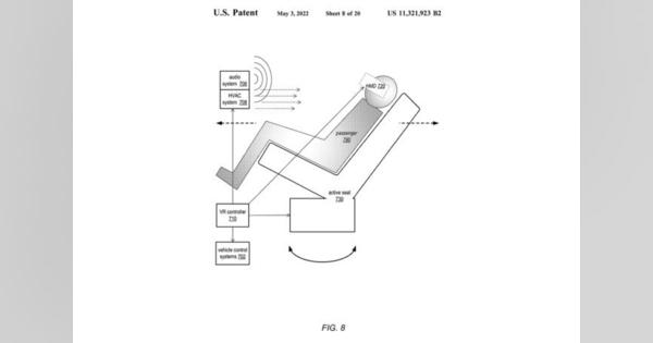 アップルの自動車向けVRエンタメシステムの特許が公開。「Apple Car」関連か？