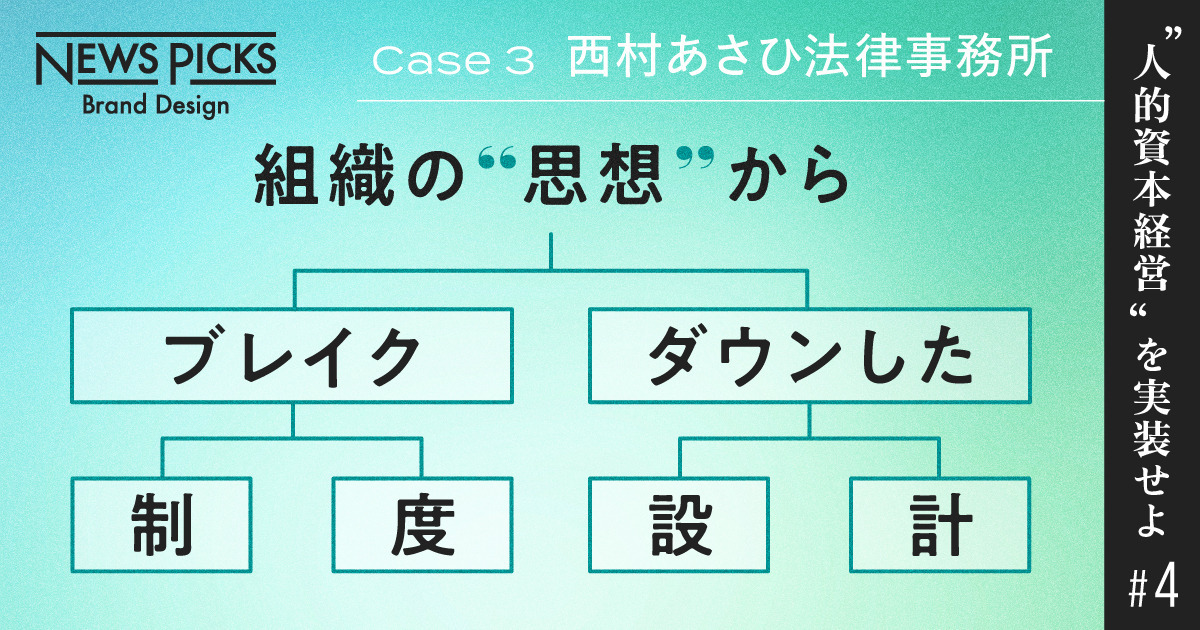 【西村あさひ】「人こそ資本」のプロファームが挑んだ約20年ぶりの人事制度改革の全貌