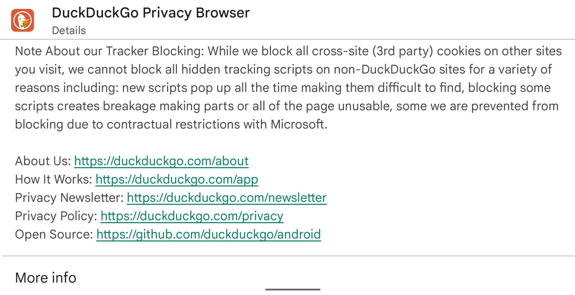 DuckDuckGo、WebブラウザがMicrosoftのトラッキングだけ許していたことについて説明