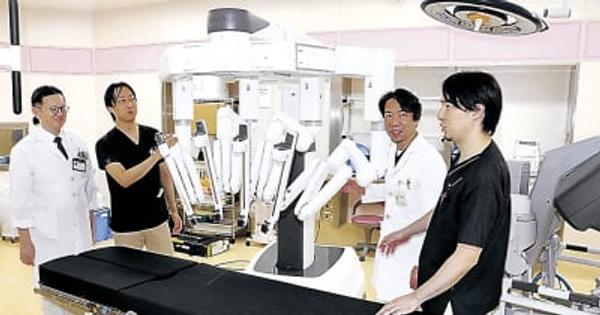 最新型の手術ロボ「ダヴィンチ」導入　公立松任石川中央病院、精緻な対応可能に