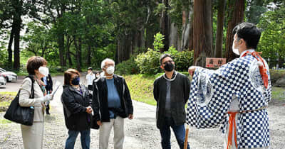 訪日客受け入れ実証ツアーの一行、本県入り　マスクに認識の違い、観光地は着用呼び掛け