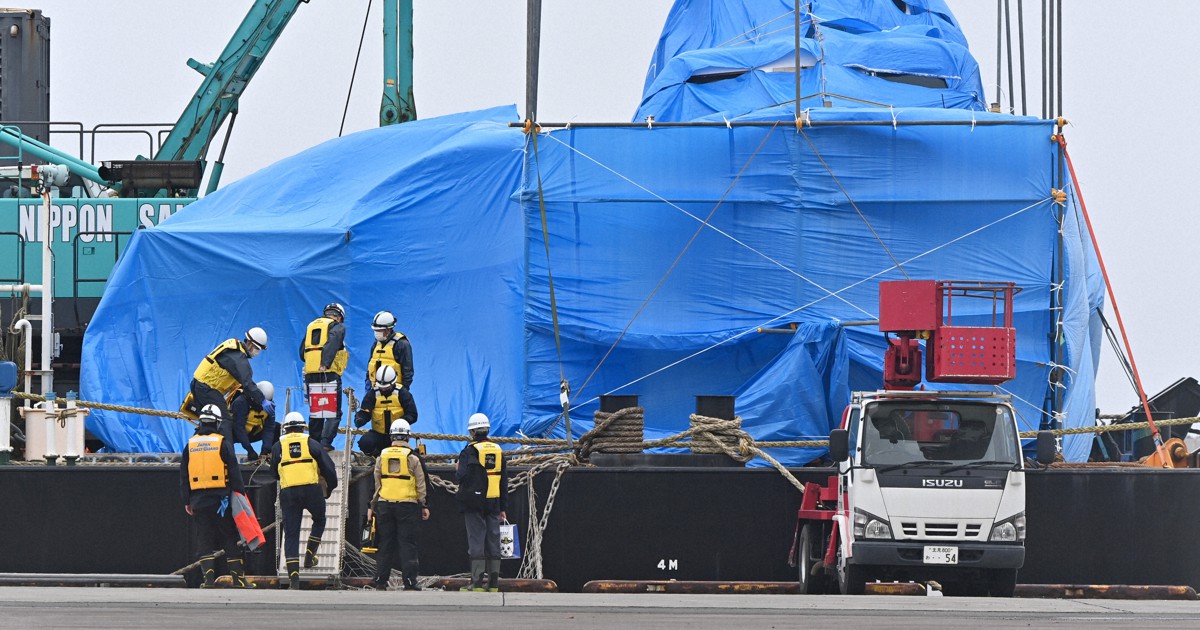 カズワン陸揚げは6月1日　乗客家族に船体公開へ　知床観光船事故