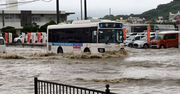 【大雨】沖縄本島7市町の土砂災害警戒情報を解除　11市町村への土砂災害の大雨警報は継続(31日午後9時現在)