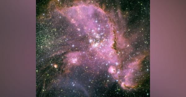 小マゼラン雲の大半の大質量星が散らばる星団