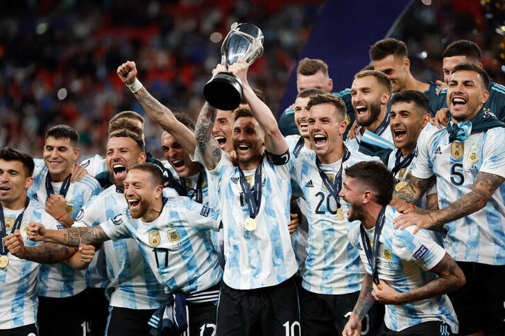 サッカー＝アルゼンチン、イタリアとの大陸王者戦を制す