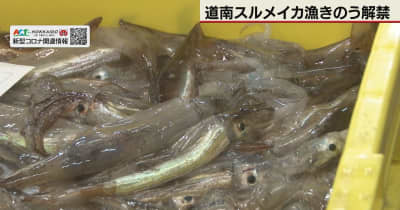 道南スルメイカ漁解禁　　初競り価格は去年より大幅アップ