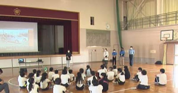 小学生対象の交通安全教育　岐阜県大野町