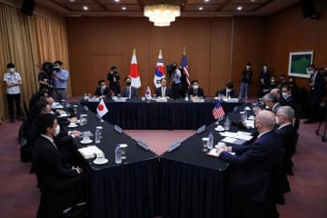 日米韓、核実験に連携対処　尹政権初の高官協議、対北朝鮮