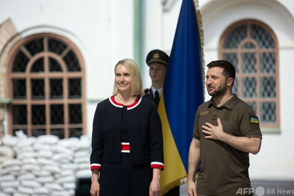 駐ウクライナ米大使の信任状捧呈式