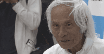 堀江謙一さんが西宮に帰港　世界最高齢でヨットでの太平洋横断
