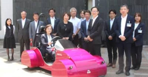 超小型電気自動車、近未来をイメージ　大分市次世代モビリティ研究会が試作車【大分県】