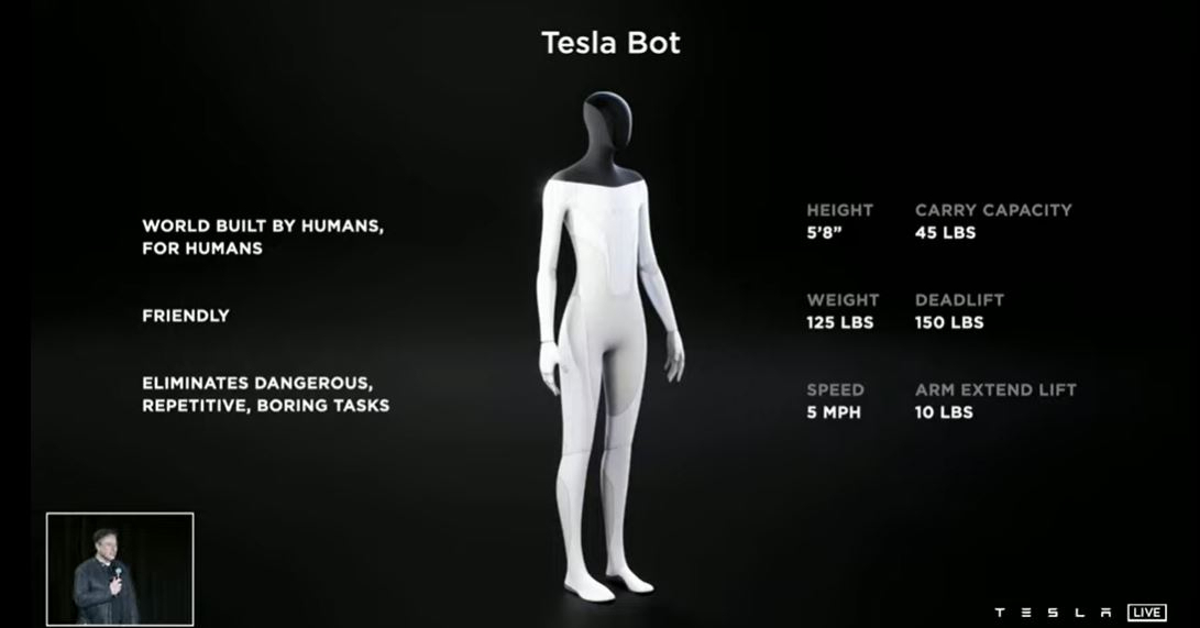 Teslaの人型ロボット「Optimus」、「9月30日にプロトタイプ披露」とマスクCEO