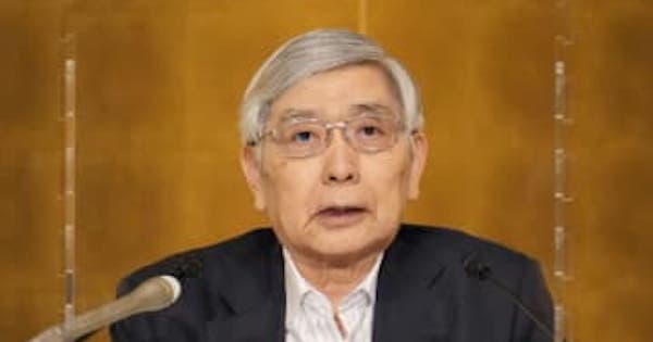 日銀総裁「引き締め、全くない」　金融緩和の継続強調