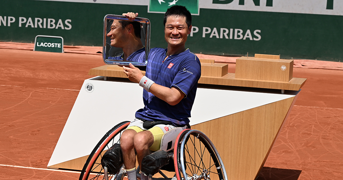 ユニクロのアンバサダー、国枝慎吾選手が全仏オープン4年ぶり8度目の優勝