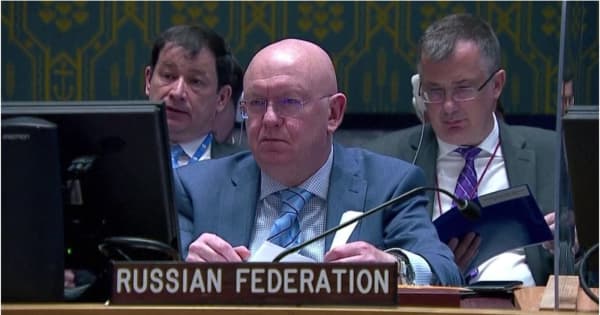 ロシア国連大使、安保理事会を退出　EUから食料危機で非難され