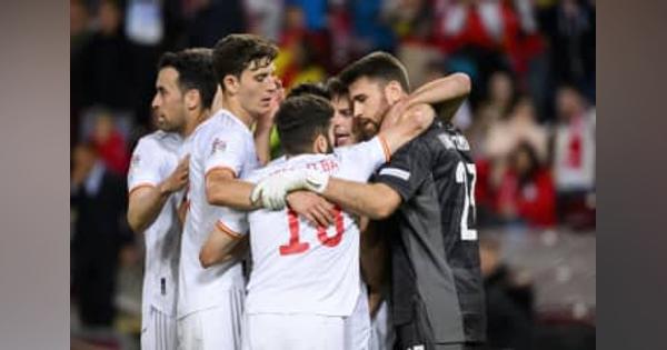 サッカー、スペインがスイス下す　欧州ネーションズリーグ