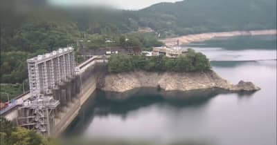 早明浦ダムの貯水率30％で香川用水「第3次取水制限」実施へ　少雨なら19日にも