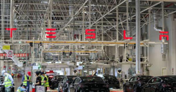 テスラ上海工場、5月の生産台数は前月比3.1倍　7割が輸出