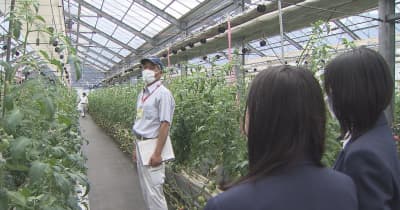 農業を学ぶ高校生が最新設備を見学・体験　栃木県農業大学校