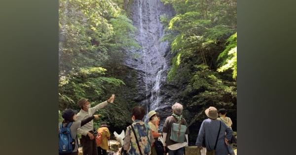 「光秀の位牌」「琴滝」地域の歴史・名所学ぶ　京都・京丹波