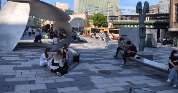 “パイ山跡”名称定めず　神戸市、阪急神戸三宮駅前の広場に