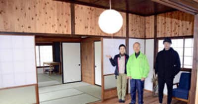 空き家改修、民家に再生　田村産木材活用「移住定住支援したい」