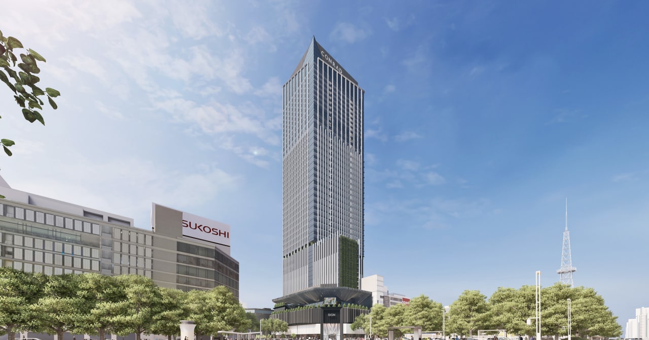 ラグジュアリーホテル「コンラッド」が名古屋初進出、栄に建設予定の複合ビルに入居