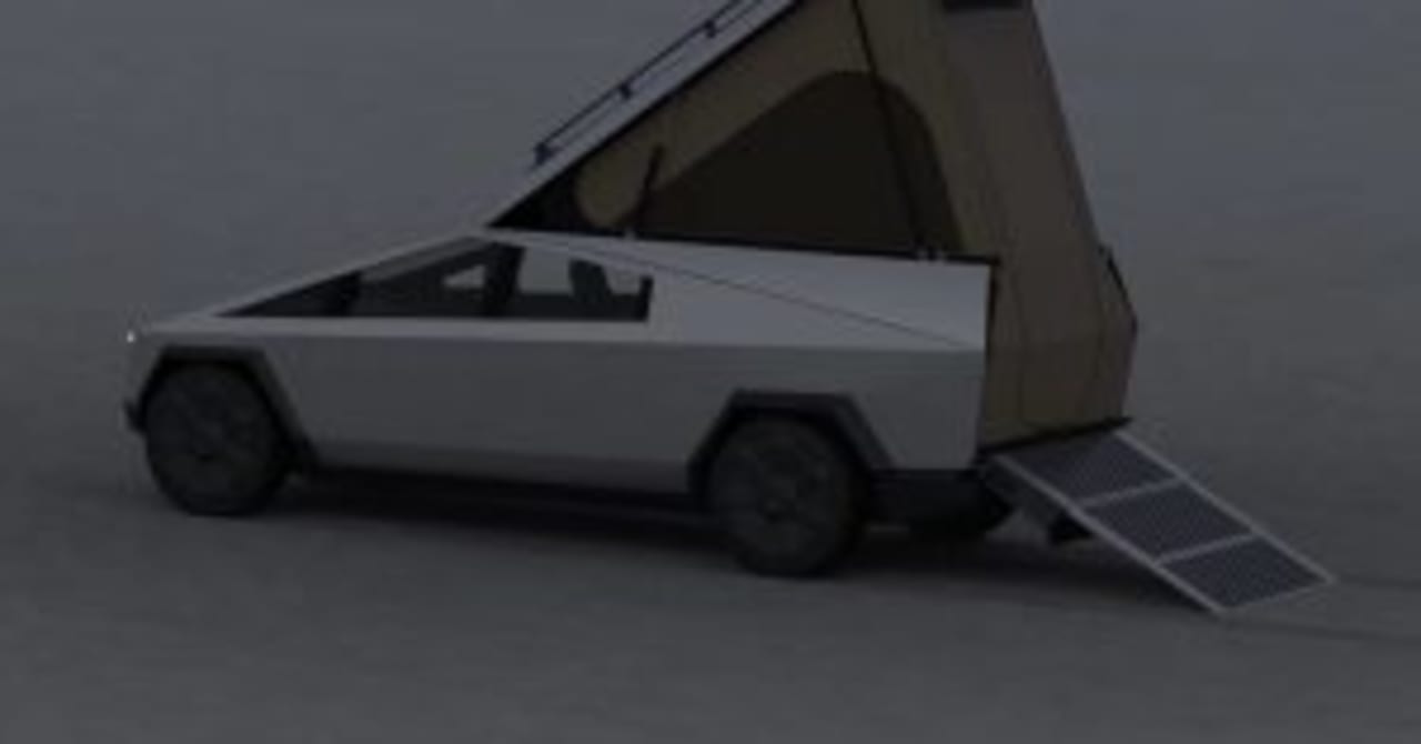 テスラの「サイバートラック」をキャンピングカーにする「Space Campers」が登場