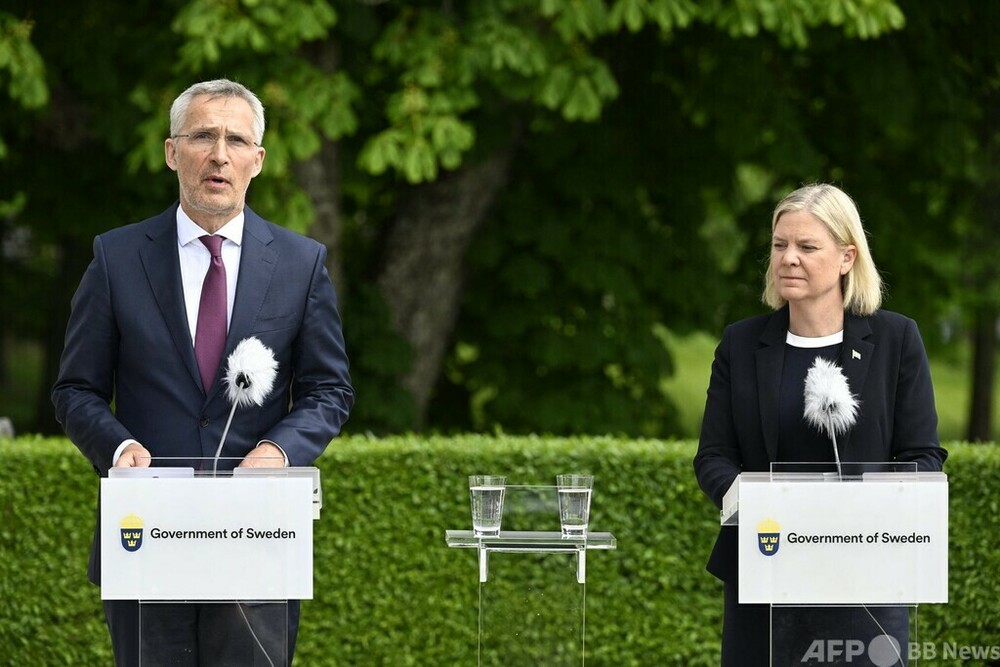スウェーデン、NATO加盟申請前より安全に 事務総長