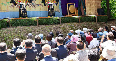 鮭川歌舞伎の特別公演、50年ぶり土舞台　鮭川・京塚愛宕神社