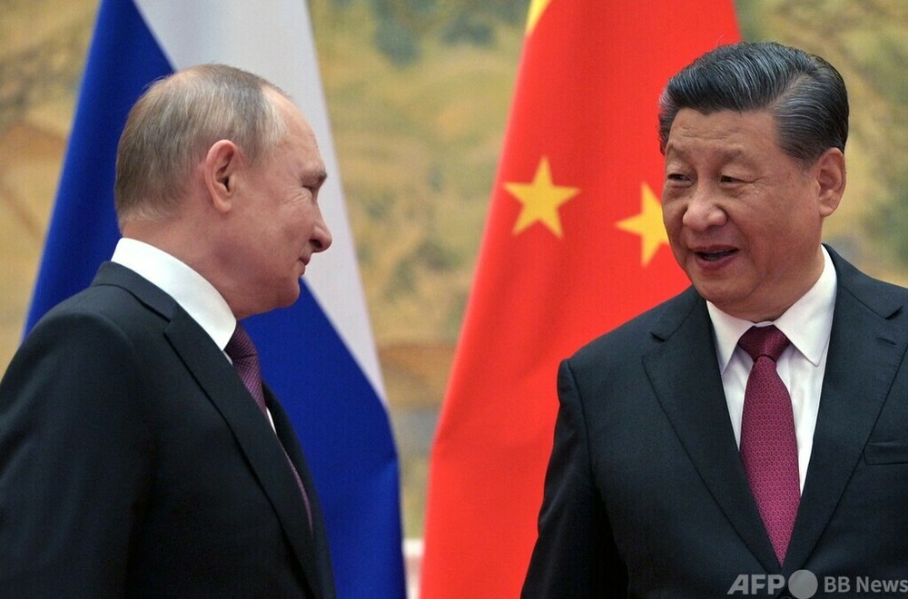 中国主席、「主権や安全保障」で支持継続 ロシア大統領と電話会談