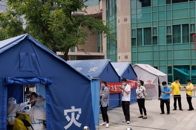 中国北京市の集団感染、状況改善