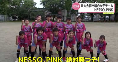 少年サッカー宮崎県大会に初の女子単独チームが出場　女子サッカー「NESSO.PINK」